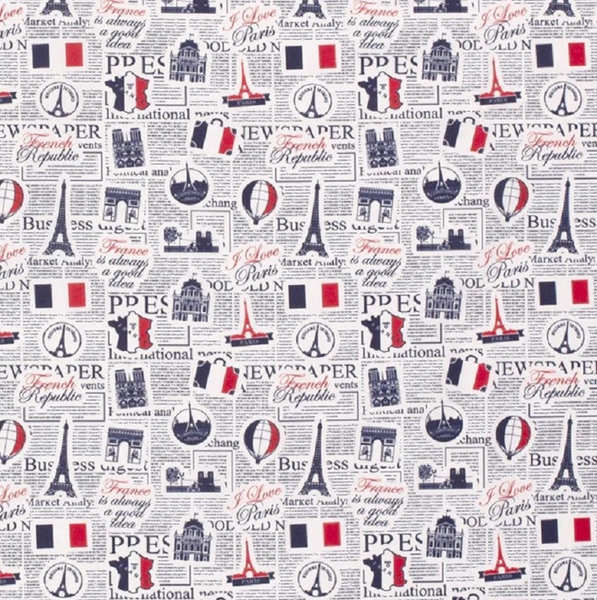 TISSU COTON PARIS INSPIRATION JO