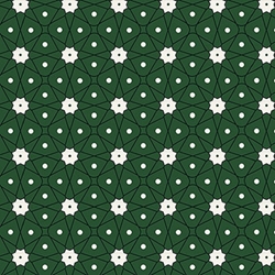 TISSU COTON CERAMIK VERT SAPIN 