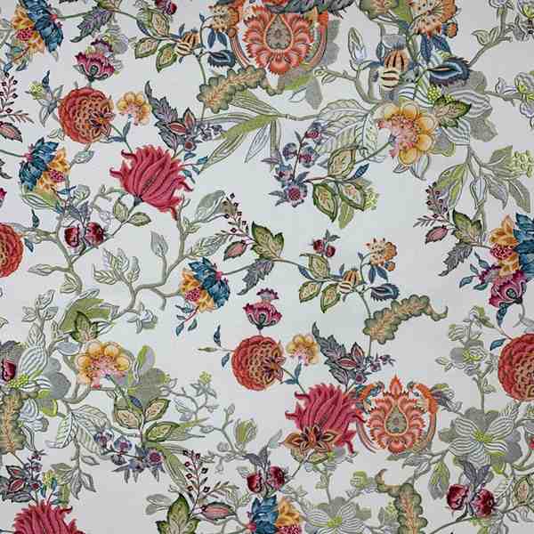 TISSU TOILE BACHETTE COTON BENGALE BLANC