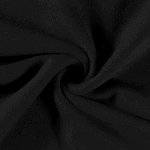 JERSEY VELOURS DOUDOU NOIR