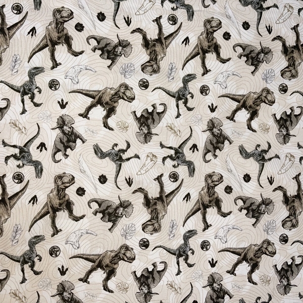 TISSU COTON JURASSIC WORLD