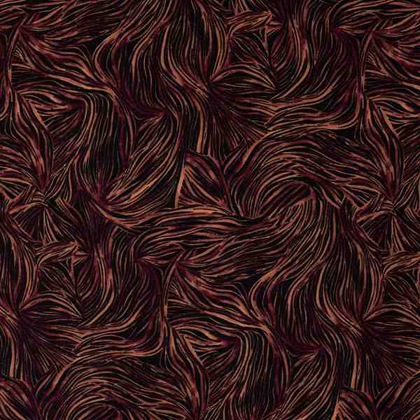 TISSU VISCOSE IMPRIME MOTIF ABSTRAIT BORDEAUX