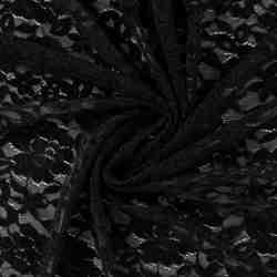 TISSU DENTELLE DE LUXE NOIRE