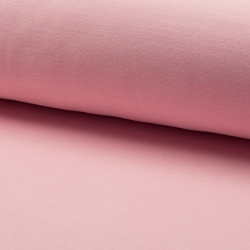 TISSU JERSEY VELOURS ROSE DRAGEE OEKO-TEX