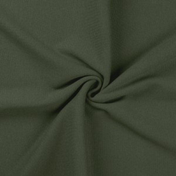 TISSU BORD COTE VERT KAKI