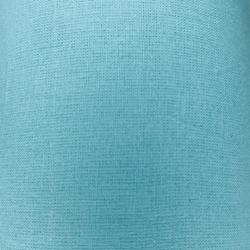 TISSU  COTON  UNI BLEU TURQUOISE OEKO-TEX GOTS 