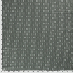 TISSU COTON GEOMETRIQUE VERT