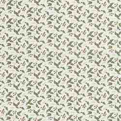 TISSU NOEL COTON HOUX CHAMPETRE NATUREL