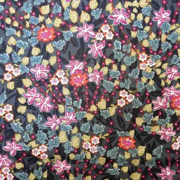 TISSU COTON YUMI GRIS