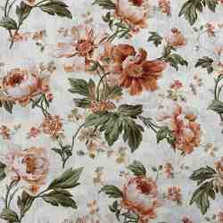 TISSU COTON ENDUIT MFTA SCARLET CORAIL