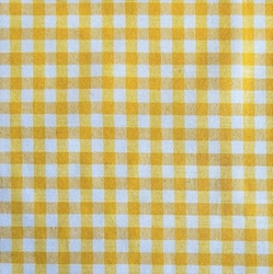 TISSU VICHY JAUNE BLANC 
