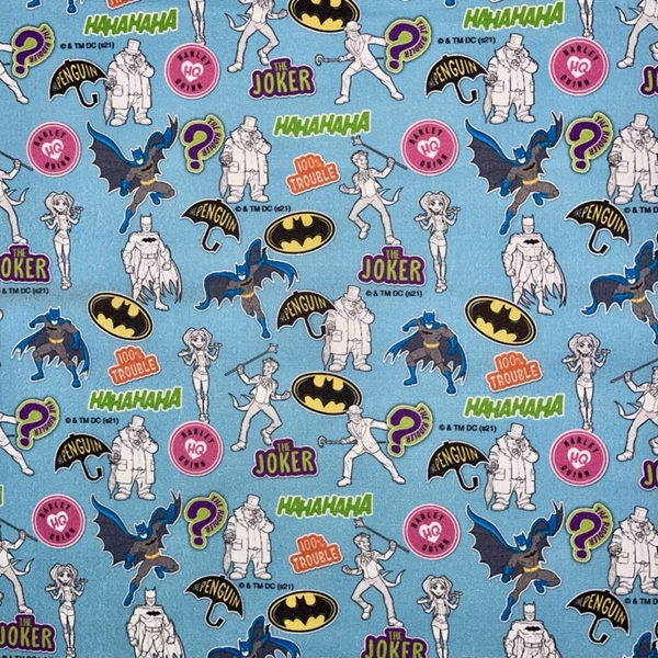 TISSU COTON BATMAN THE JOKER COMICS