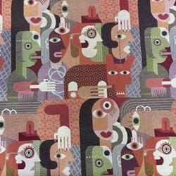 TISSU JACQUARD TAPISSERIE MIRROR