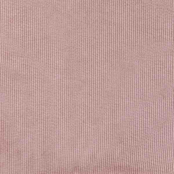 TISSU VELOURS COTELE VIEUX ROSE
