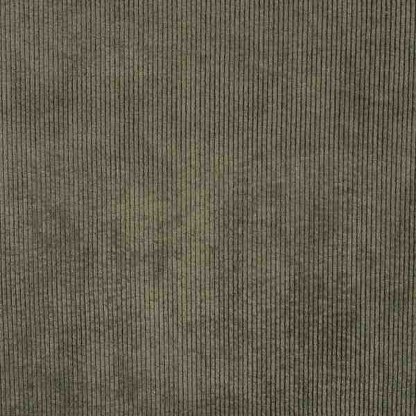 TISSU VELOURS COTELE VERT KAKI