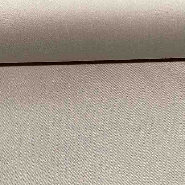 TISSU COTON SATINÉ UNI BEIGE